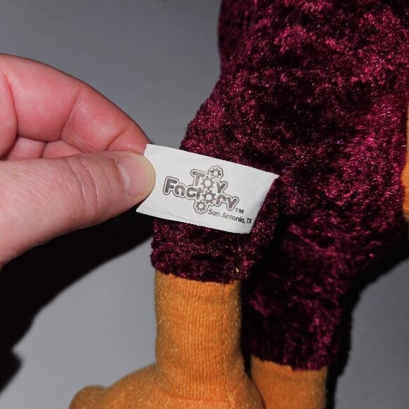 Hokie Bird Plush VT Virginia Tech Mascot 16" Stuffed Toy Factory Collegiate - Picture 7 of 10